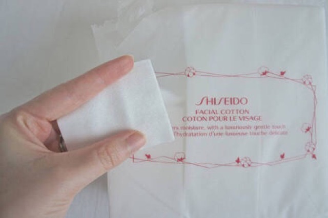 แท้-shiseido-facial-cotton-165-sheets-สำลีแผ่นคุณภาพดีจาก-shiseido-ผลิตจากวัสดุธรรมชาติ-ผ่านกระบวนการผลิตอย่างพิถีพิถ