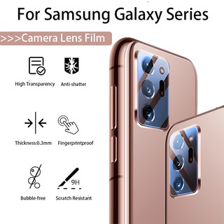 กระจกนิรภัยกันรอยเลนส์กล้อง สําหรับ Samsung A02S A02 A20 A32 A51 S20 S21 S20 plus s20FE Note 20 Ultra A71 Samsung Galaxy 2 ชิ้น