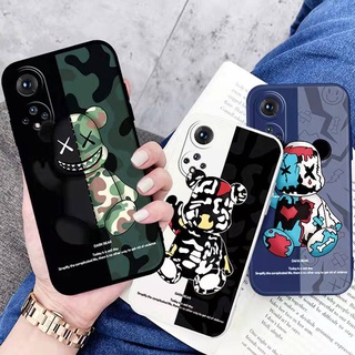 สินค้า เคส realme C12 C15 C25 C20 C11 2021 realme 6 5 5i 5S 6I C2 A1K C21 realme 3 realme 7 5G realme 8 4G 8 Pro XT K5  realme 8 5G การ์ตูนหมีรุนแรง เปลือกนิ่ม