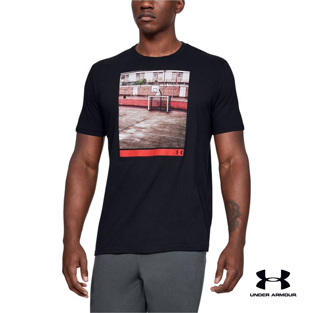 hh-under-armour-ua-mens-beginnings-short-sleeve-อันเดอร์-อาร์เมอร์-เสื้อยืดแขนสั้น-ผู้ชาย-เสื้อยืดคอกลมลายการ์ตูน