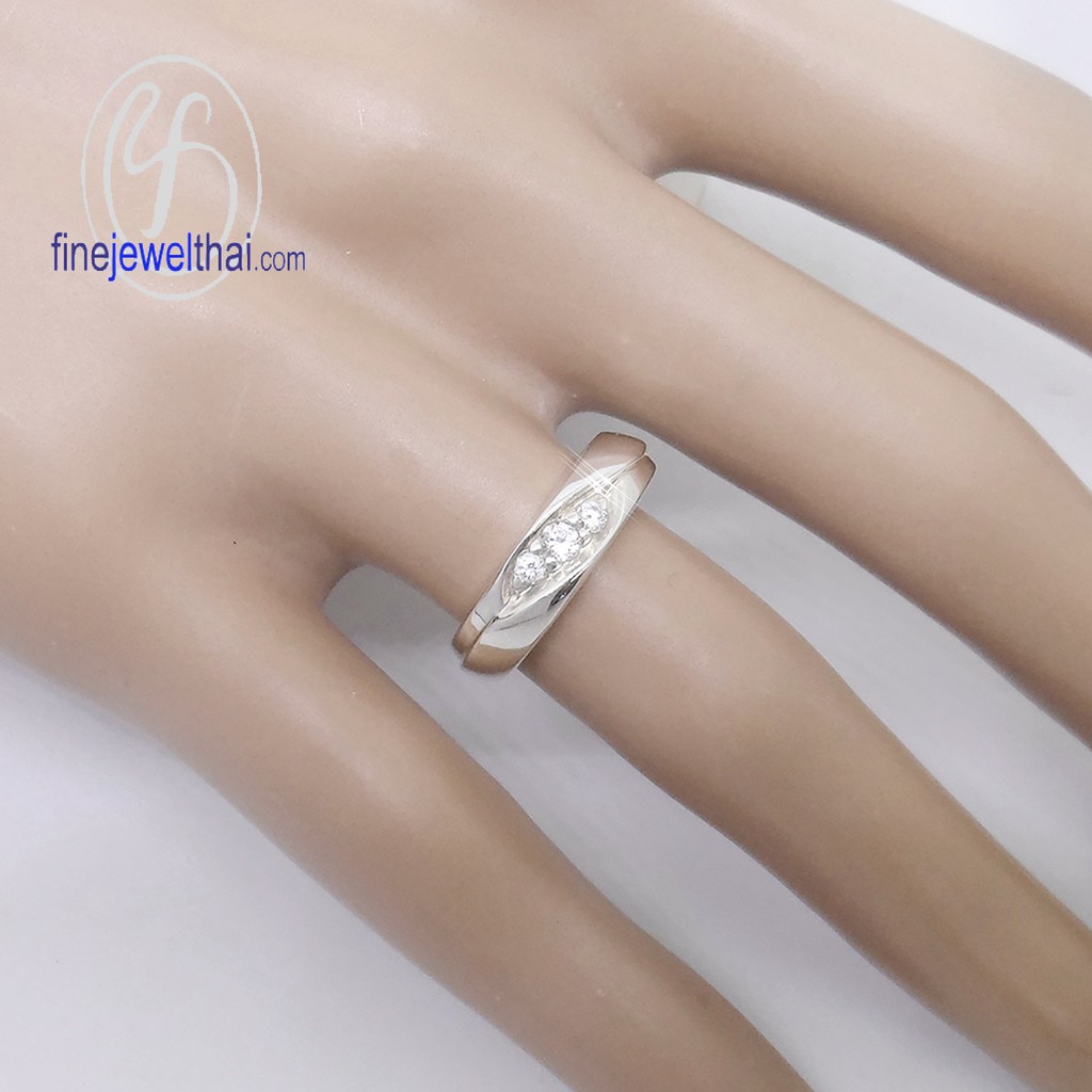 finejewelthai-แหวนคู่-แหวนคู่เงิน-แหวนเงิน-แหวนเพชร-แหวนแต่งงาน-silver-diamond-ring-wedding-ring-valentine-gift37