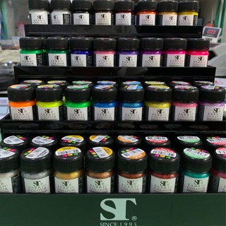 ภาพหน้าปกสินค้าสีเขียนผ้า Series 2 (สีสะท้อนแสง) ST Fabric Colour ที่เกี่ยวข้อง