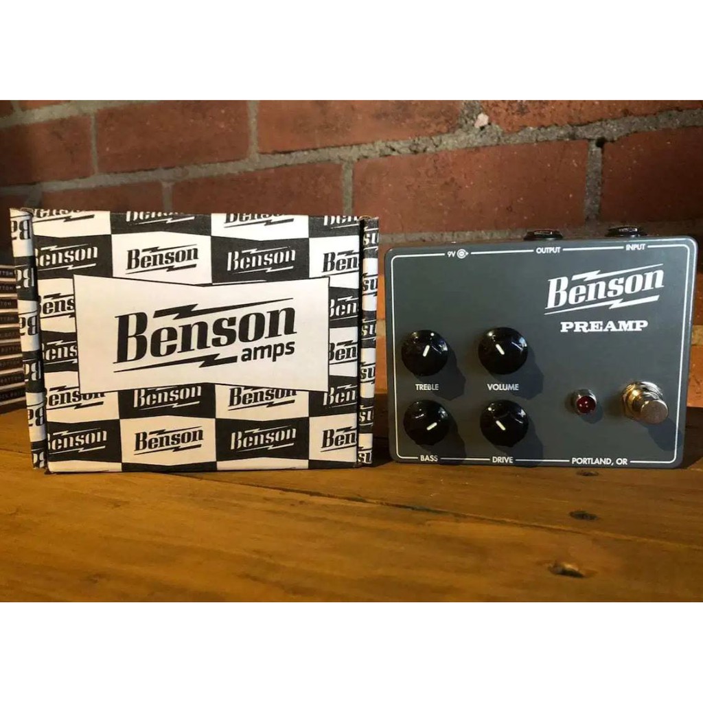 benson-preamp-pedal-preamp-boost-overdrive-made-in-usa-เอฟเฟคกีต้าร์ไฟฟ้า