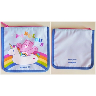 ภาพขนาดย่อของภาพหน้าปกสินค้าBanila Co Care Bears Blue Pouch / YISLOW Folding Bag / Mirror จากร้าน sodaados บน Shopee ภาพที่ 1