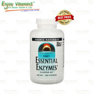 Source Naturals Daily Essential Enzymes 240 Capsules (Exp.03/2025)