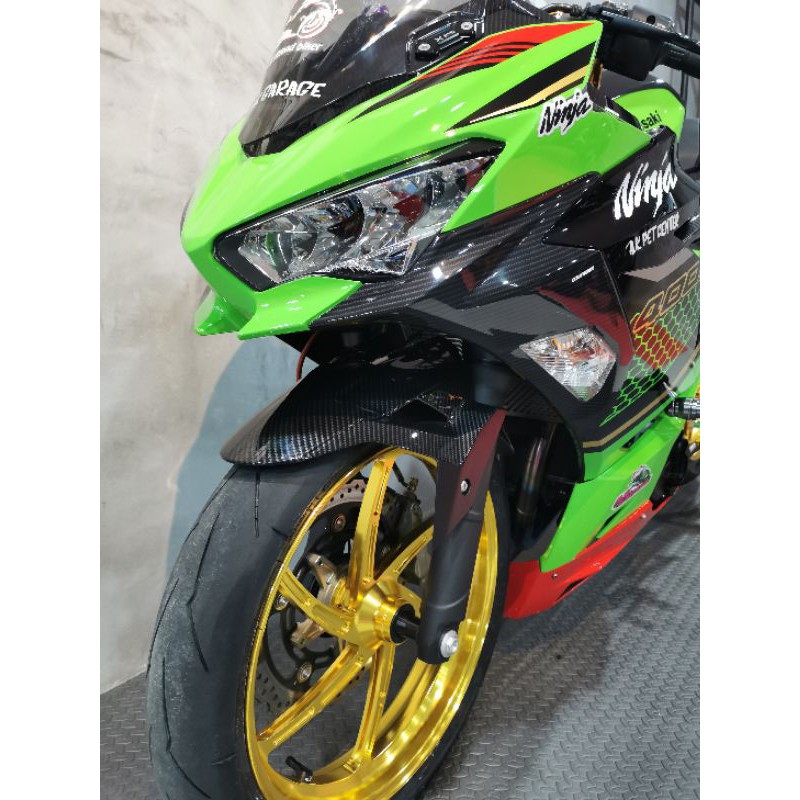 บังโคลนหน้า-ninja400-ลายเคฟล่า