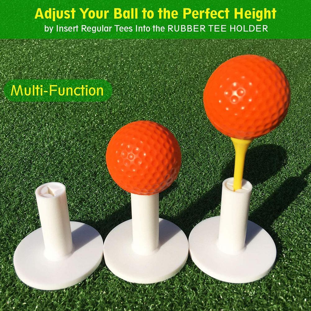 ภาพหน้าปกสินค้าใหม่ Golf Combination Ball สูงยาง TEE Percussion Mat มม. 38 50 การฝึกอบรม Soft มม. กอล์ฟ Tee O6O1 จากร้าน sun_flower.th บน Shopee