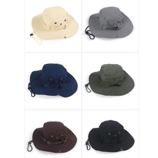 ภาพขนาดย่อของภาพหน้าปกสินค้า(XX) หมวกเดินป่า หมวกกันแดด ผ้าหนา จากร้าน r_nice บน Shopee ภาพที่ 8