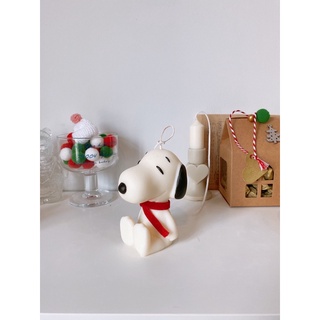 เทียนหอม Snoopy เทียนหอมไขถั่วเหลือง ขนาด 9cm