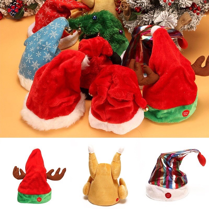 พรีออเดอร์-หมวกซานต้า-santa-หมวกซานตาคอส-คริสต์มาส-christmas