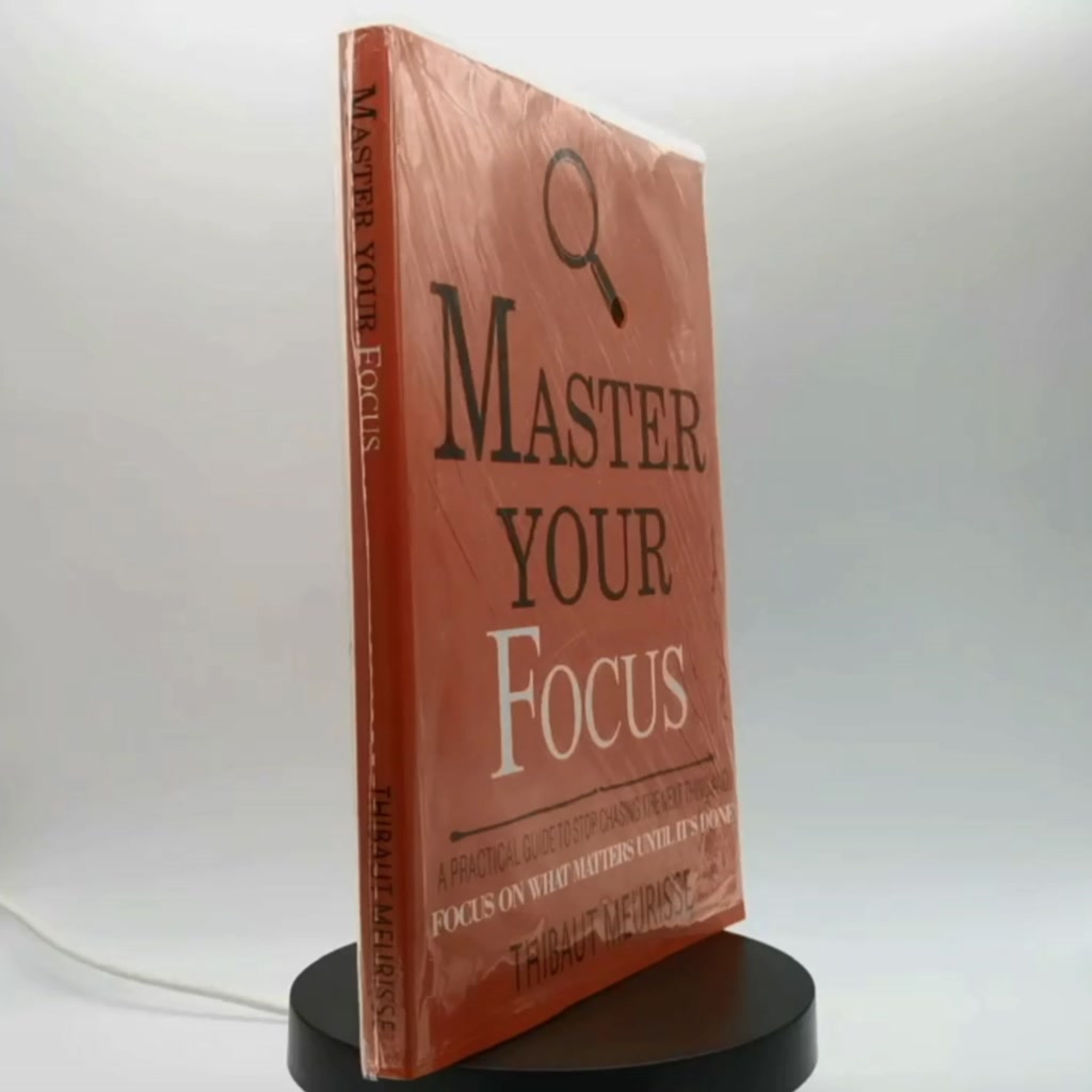 หนังสือภาษาอังกฤษ-master-your-focus-by-thibaut-meurisse-หนังสือพัฒนาตนเอง