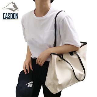 CASDON-กระเป๋าสะพายข้าง ผ้าแคนวาส บรรจุของได้เยอะ รุ่น DL-115 พร้อมส่งจากไทย