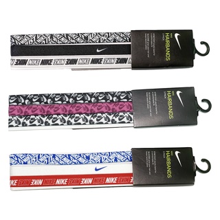 NIKE ผ้าคาดศีรษะสำหรับใส่ออกกำลังกาย PRINTED HEADBAND 3 PACK ตัวเลือกสี