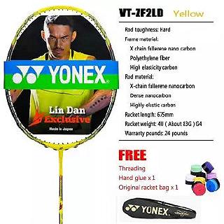 สินค้า ( Free String ) Yonex Voltric Vtzf 2 Ld Raket รองเท้าผ้าใบลําลองไม้แบดมินตัน