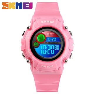 สินค้า SKMEI NEW 1477 Kids LED Waterproof  Digital Watch Alarm Clock