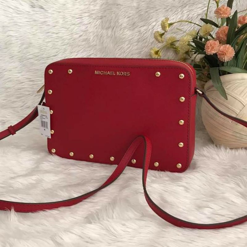 Michael kors sandrine outlet stud lg ew crossbody