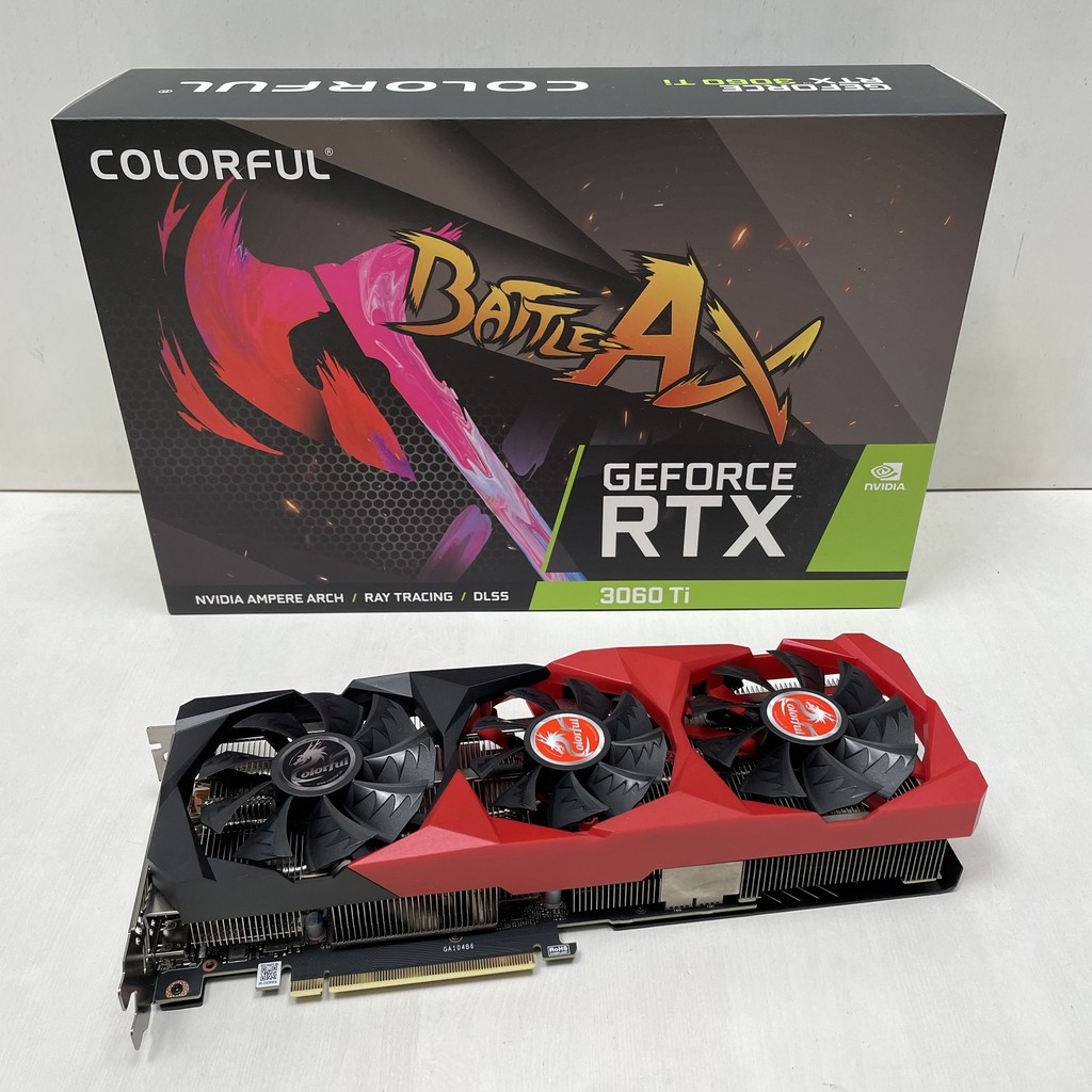 การ์ดจอ Nvidia Colorful GeForce RTX 3060Ti NB LHR-V เหมือนใหม่ อายุน้อย ...
