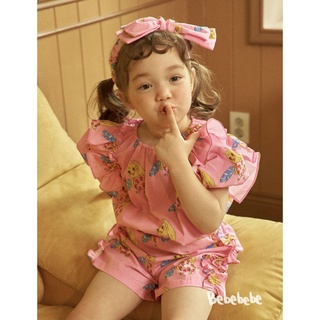 สินค้า 「สินค้าลิขสิทธิ์แท้」Iris kids IKS077 22 SS spring Pink Set เสื้อผ้าเด็กเกาหลี เสื้อผ้าเด็ก ชุดเด็กผู้หญิง เด็กผู้ชาย