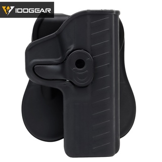 Idogear ซองหนังยุทธวิธี หมุนได้ ปลดเร็ว 9 มม. สําหรับ S&amp;W M&amp;P 6913-43