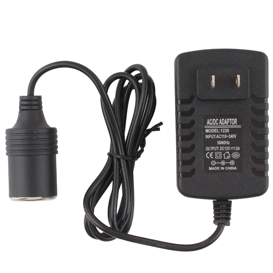 ส่งจากกรุงเทพ-แปลงไฟบ้าน-220v-เป็นไฟรถยนย์-12v-dc-220v-to-12v-5a-10a-home-power-adapter-car-adapter-ac-plug