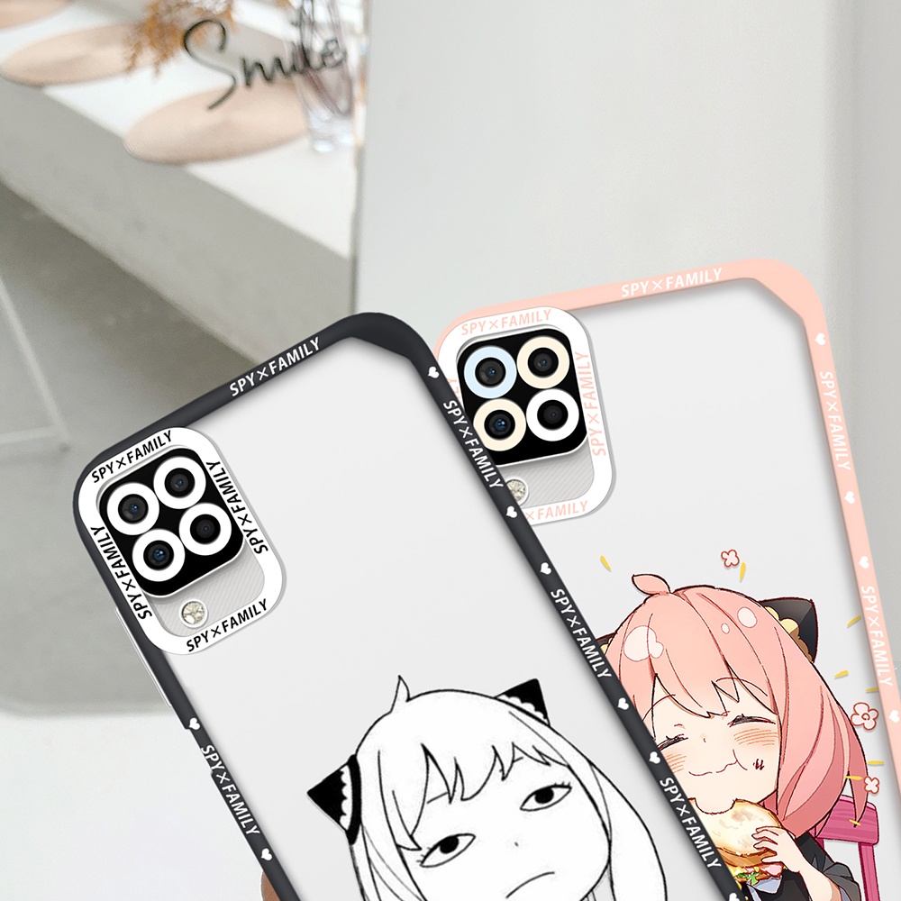 เคสโทรศัพท์มือถือ-ซิลิโคนนิ่ม-ป้องกัน-ลาย-angel-spy-family-eyes-พร้อมสายคล้อง-แฟชั่น-สําหรับ-samsung-galaxy-a11-a12-a21s-a32-4g-a52-a53-5g-a71-s22