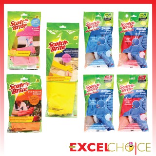 สินค้า สก๊อตช์-ไบรต์ ถุงมือยาง Scotch-Brite Gloves 3M glove