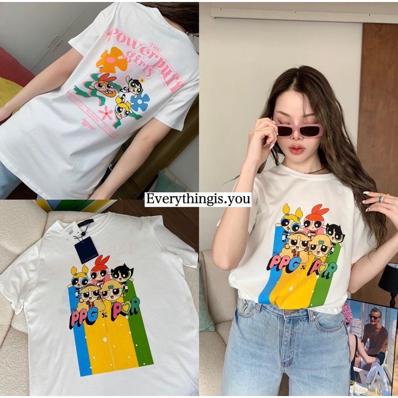 t-shirt-เสื้อยืดแบรนด์-valen-เพาเว้อพัพ-หมีรวมดาวบาลอง