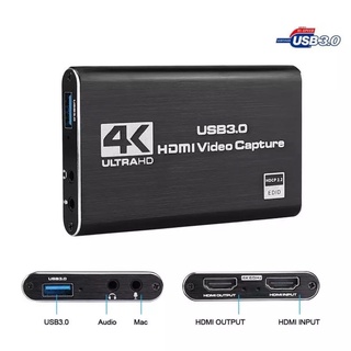 CaptureCard 4K CaptureBox ไลฟ์สด สตรีมเกมHD Capture | Shopee Thailand