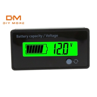 DIYMORE 8-70V เครื่องทดสอบแรงดันไฟฟ้าจอแอลซีดีลิเธียมตะกั่วแบตเตอรี่  GY-6D 8-70V LCD Lithium Acid Lead Battery Capacity Indicator Voltage Tester