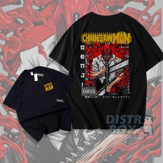 Daily-T เสื้อยืดคอสเพลย์ การ์ตูน Chainsaw Man Denji สําหรับผู้ชาย