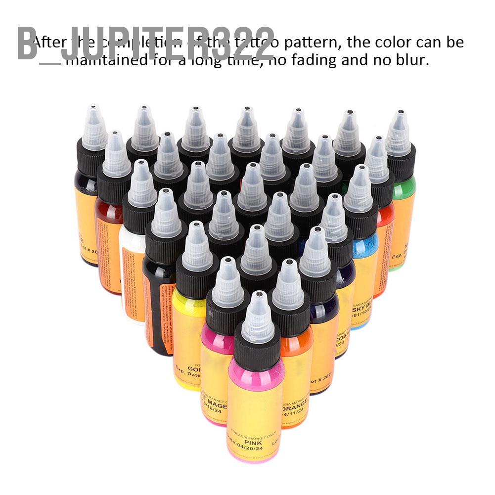 b-jupiter322-28pcs-professional-tattoo-pigment-longlasting-semi-permanent-makeup-ink