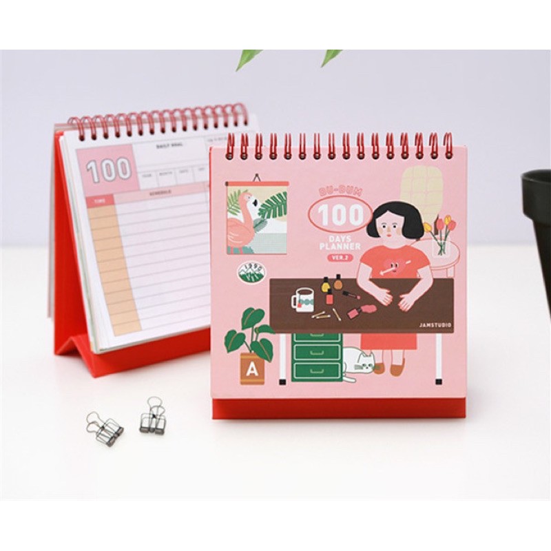 ภาพหน้าปกสินค้า100Days Planner ปฏิทินวางแผน 100วัน พิชิตเป้าหมาย  แบบฟอร์มน่ารัก วางแผนได้ละเอียดเข้าใจง่าย จากร้าน asyouwish.th บน Shopee