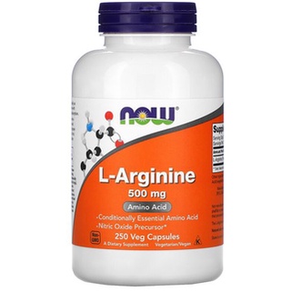 (พร้อมส่ง) NOW L-Arginine - 500/1000 mg