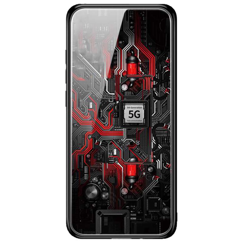 For Vivo V20 Pro Case Hard Back Tempered Glass Mirror Casing Circuit 