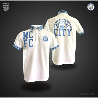 ภาพหน้าปกสินค้าเสื้อโปโล ลิขสิทธิ์แท้ แมนซิตี้ Man City ( ชาย ) รุ่น MCFC 001 สีขาว ที่เกี่ยวข้อง