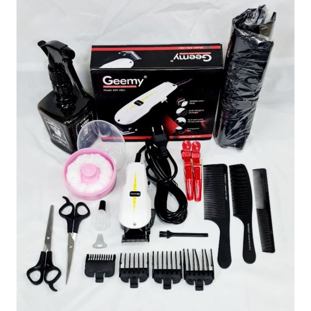 เซ็ตปัตตาเลี่ยน แบบมีสาย GEEMY ตัดผมเองที่บ้าน พร้อมอุปกรณ์ครบ | Shopee ...
