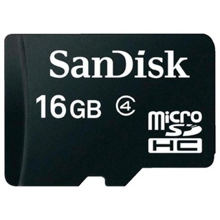 Micro SD 16GB SanDisk (SDC4, Class 4)