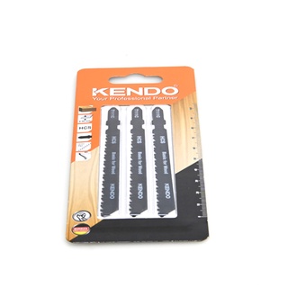 KENDO 46000401 ใบเลื่อยจิ๊กซอตัดไม้ T111C (3 ชิ้น/แพ็ค)