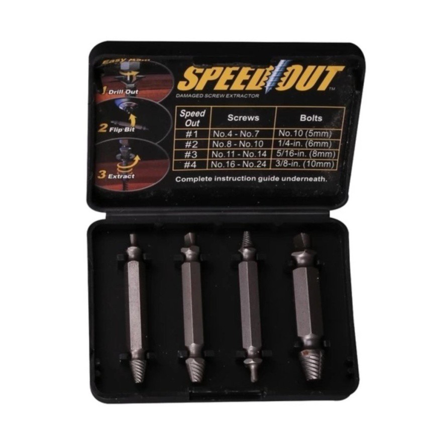 WORK : AS SEEN ON TV SPEED OUT ชุดเครื่องมือถอนเกลียวซ้าย-ถอนหัวน็อต ...