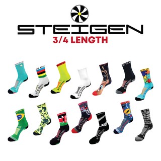 ภาพหน้าปกสินค้าSteigen performance sock 3/4 length ถุงเท้าวิ่ง ปั่นจักรยาน ความยาวระดับหน้าแข้ง ที่เกี่ยวข้อง