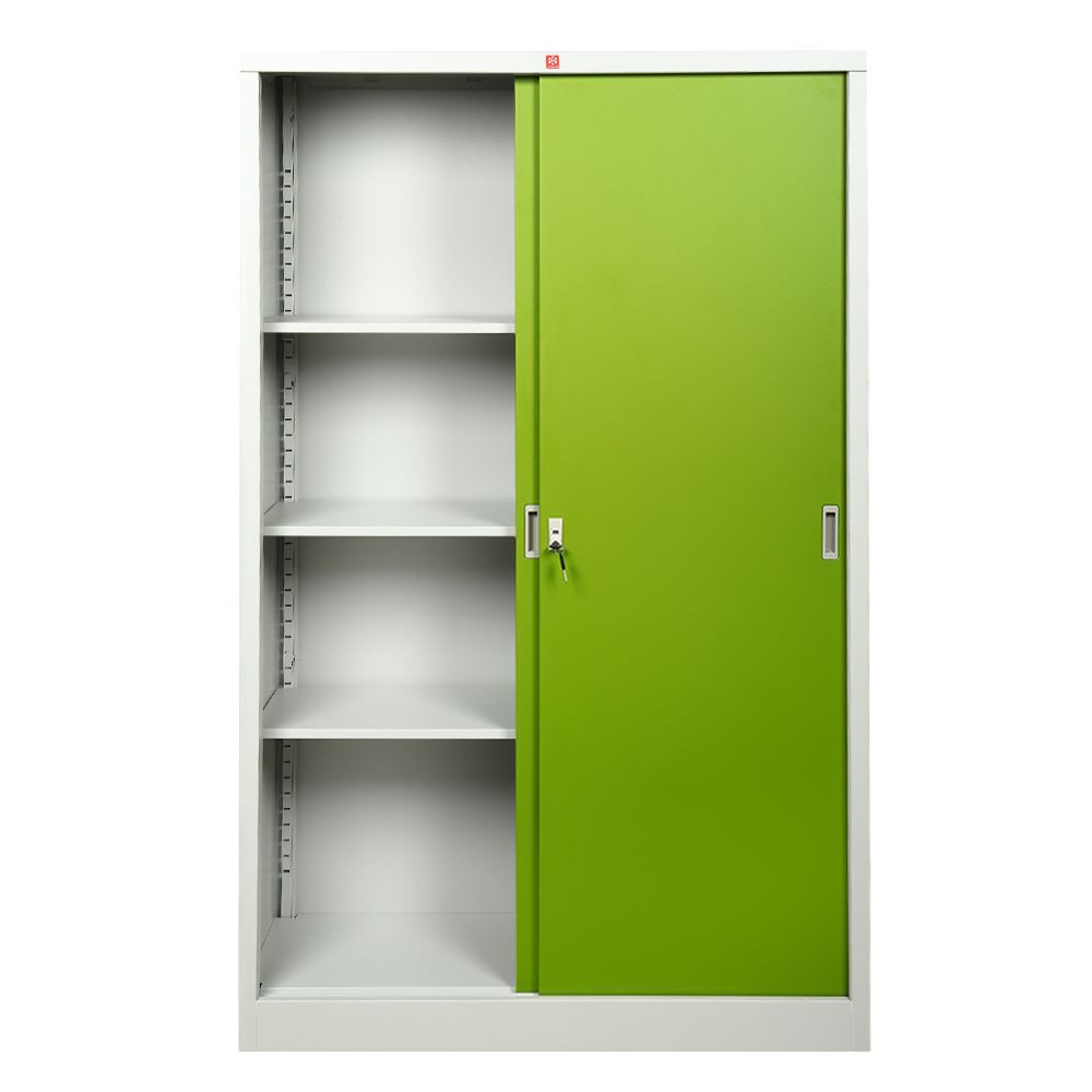 file-cabinet-high-cabinet-steel-kss-120k-gg-green-office-furniture-home-amp-furniture-ตู้เอกสาร-ตู้เหล็กสูงบานเลื่อนทึบ-lu