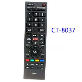 ใหม่ รีโมตคอนโทรล CT-8037 พร้อม Netflix แบบเปลี่ยน สําหรับ Toshiba LCD TV Remoto Controle 65L5400 65L5400U 65L5400UC 58L5400 58L540