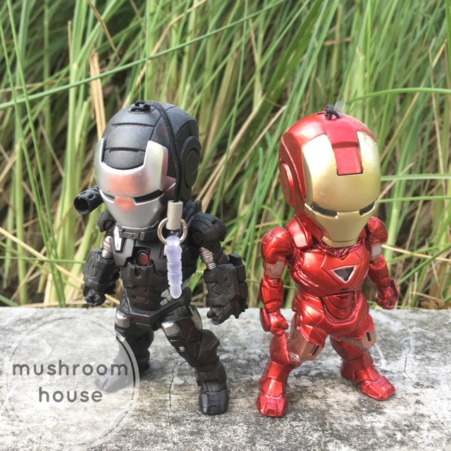 Mini Figure key chain Ironman & War Machine พวงกุญแจ โมเดล ไอรอนแมน ...