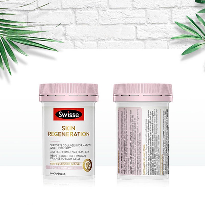 swisse-beauty-skin-regeneration-60-capsules-ผิวใสสว่างจากภายใน