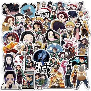 สติ๊กเกอร์ลายการ์ตูนญี่ปุ่นกันน้ํา 50 ชิ้น