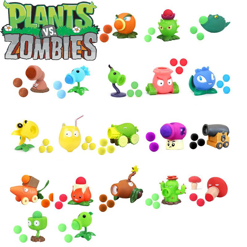 PVZ Game Plants Vs Zombies Battle Single Zombie Dolls Bulk Plant ...