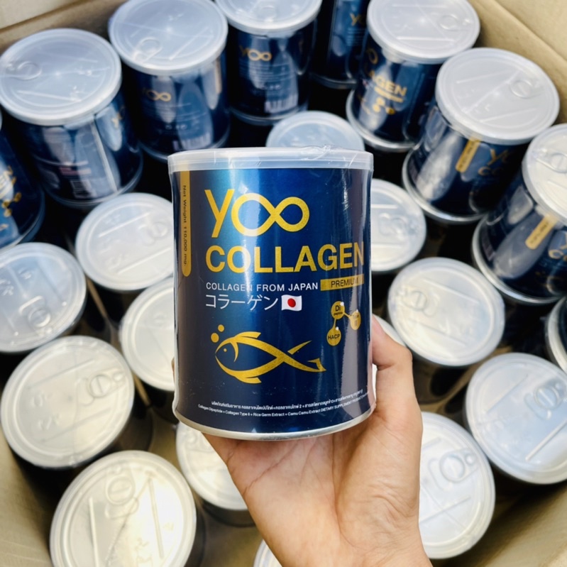 yoo-collagen-ยูคอลลาเจน-คอลลาเจนเกรดพรีเมี่ยม-ของแท้100-คอลลาเจนบอย-คอลลาเจนเพียว-110กรัม