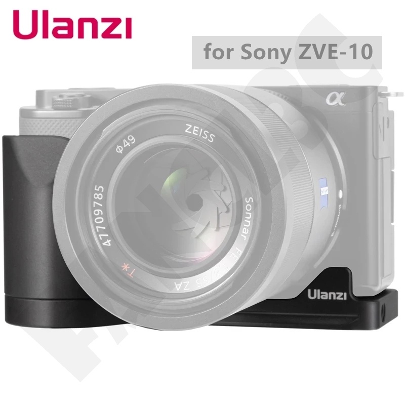 ulanzi-r095-สำหรับ-sony-zve-10-l-plate-bracket-พร้อมรองเท้าเย็นสำหรับไมโครโฟน-led-video-light-กล้องจับด้านข้างสำหรับ-sony-zve-10