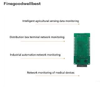 Fbth WT32-ETH01 ESP32 บอร์ดโมดูลอีเธอร์เน็ต WiFi บลูทูธ 100Mbps RJ45