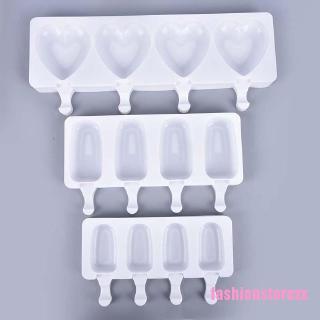 [FAXX] แม่พิมพ์ไอศกรีมซิลิโคน แช่แข็ง Juice Popsicle Maker Ice Lolly Portable Mold BEK